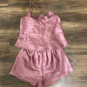 Satin pajama set